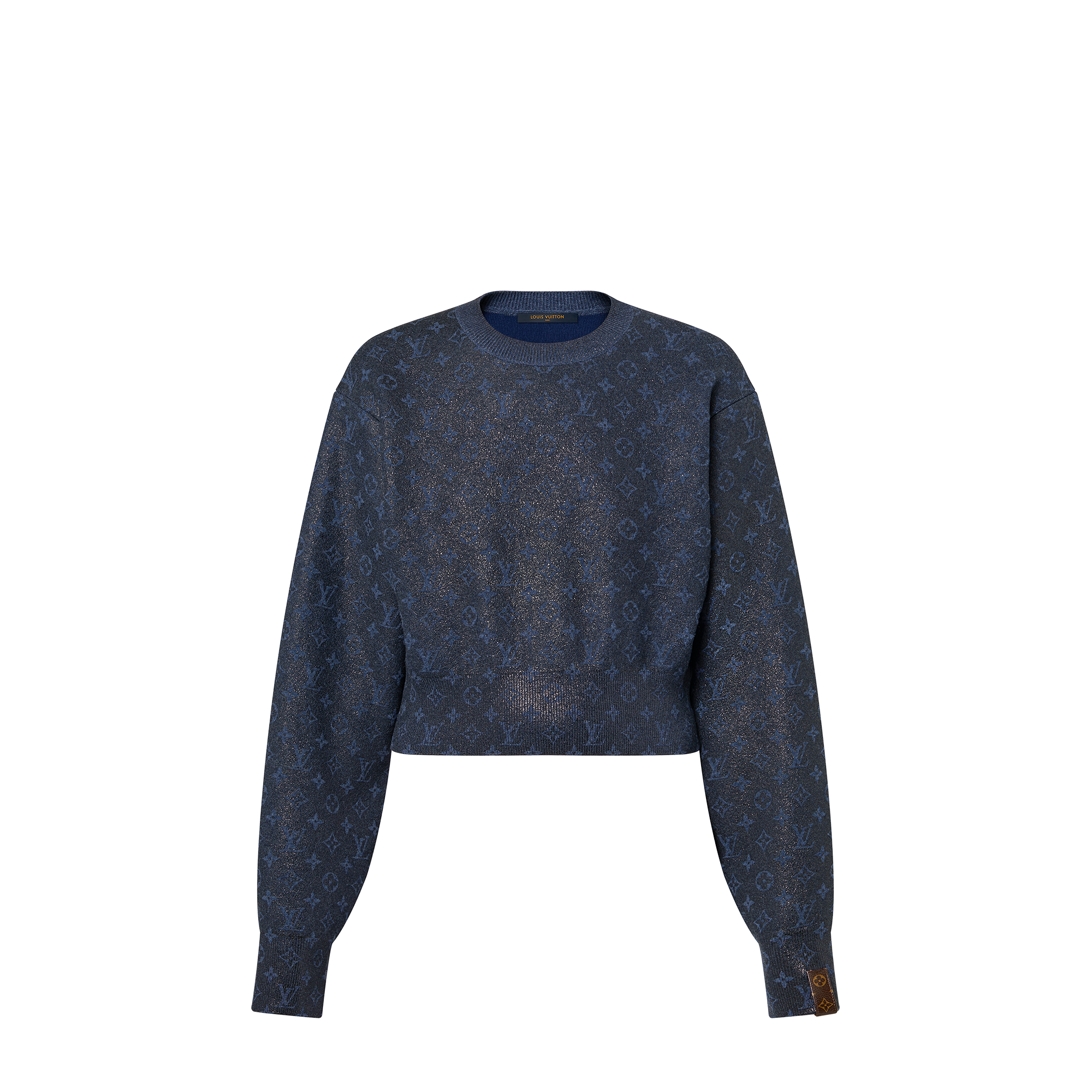 Glitter Monogram Knit Cropped Pullover - Ready to Wear | LOUIS VUITTON